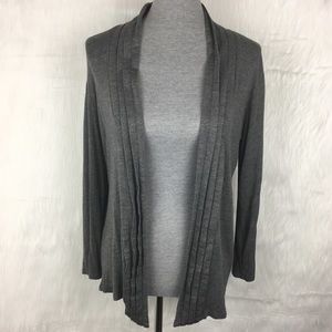 ✨Georgia Rylie Dark Gray Open Front Cardigan